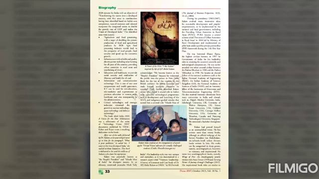 Abdul Kalam biography explain in PDF .Read .feel the library
