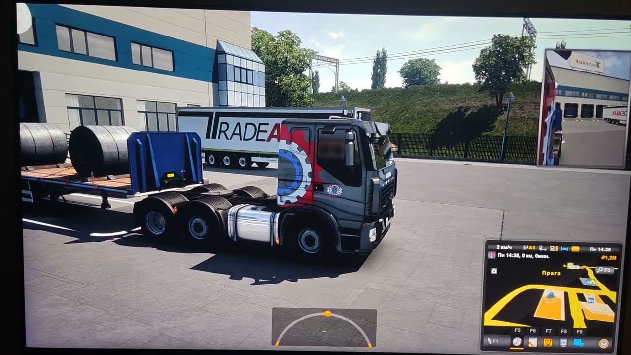 euro truck sim 2 4К. hdr lg. управление мышкой