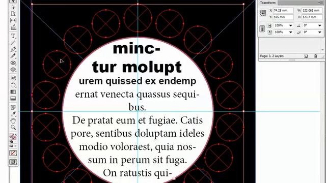 Indesign CS6 Align image around a circle