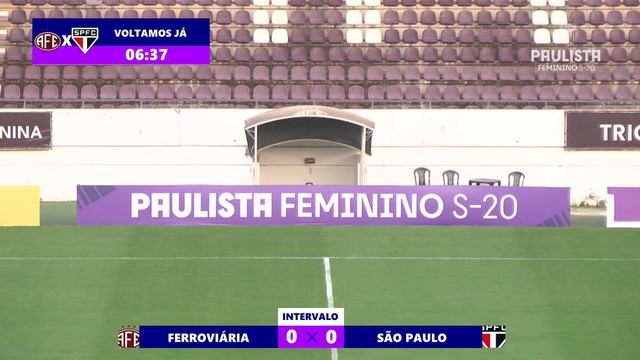 JOGO COMPLETO: FERROVIÁRIA X SÃO PAULO | SEMIFINAL | FEMININO SUB-20