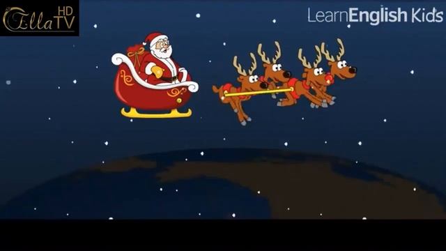 Santa, Santa, high in the sky
