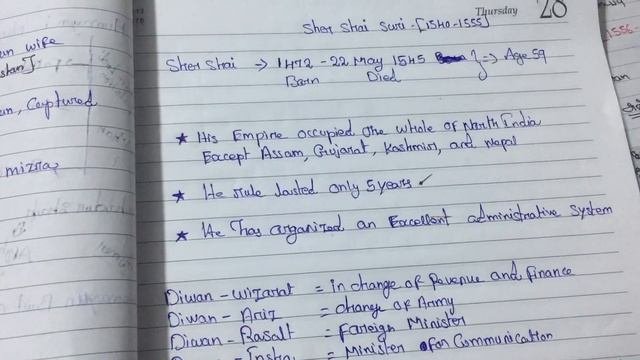Sher Shah Suri History 1540 To 1555