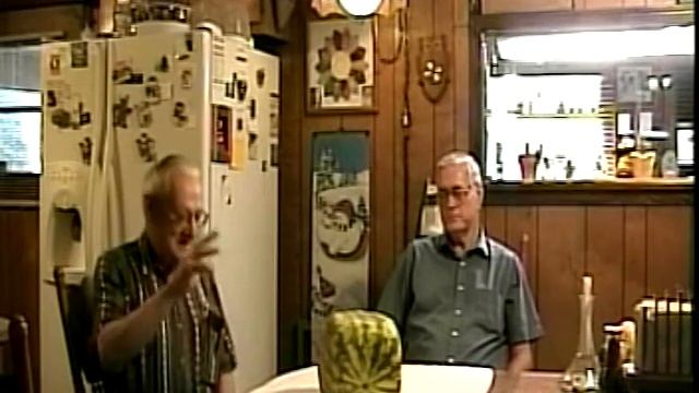 Milton and  James Grow A Sq. Watermelon