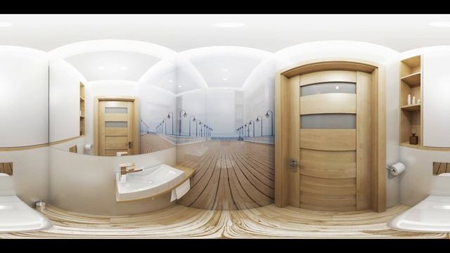 toilet panorama 360 3ds max Vray