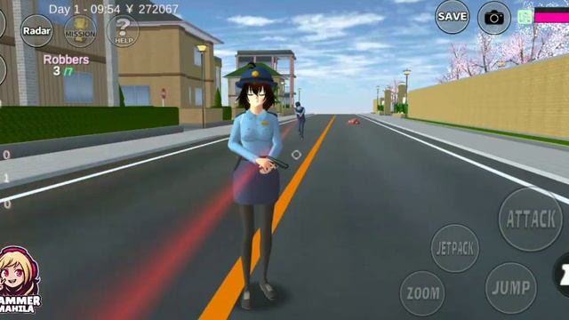 police mission 1 | sakura school simulator | high school simulator 2018 | sakura police mission