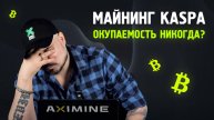 Майнинг KASPA - Окупаемость Никогда?