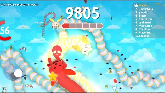 Snake.io-(Gameplay 315)-Desbloqueando DAMIAN
