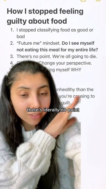 HOW TO STOP FEELING GUILTY ABOUT FOOD #food #recovery #shorts