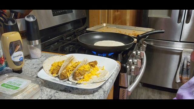 Honey Mustard Chicken Tacos Freezer cleanout weeks #easymeals #freezermeals