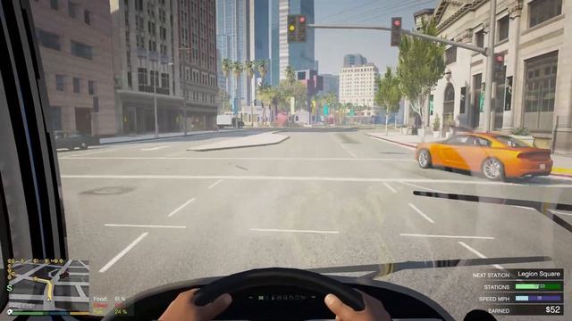GTA 5 - Bus Simulator 21 - LA Revo-4k l Ep 1 Bus 2 Normal