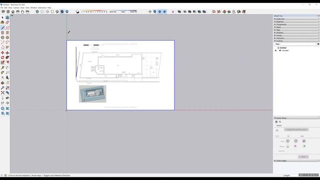 LANHT9 SketchUp Pro Tutorial 12-1: Creating Model Based on a 2D Plan