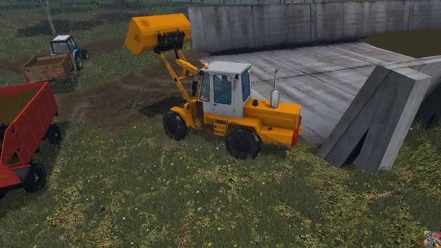 FS2015 - Один российский край - 106 - заготовка смеси и бездонные кормушки