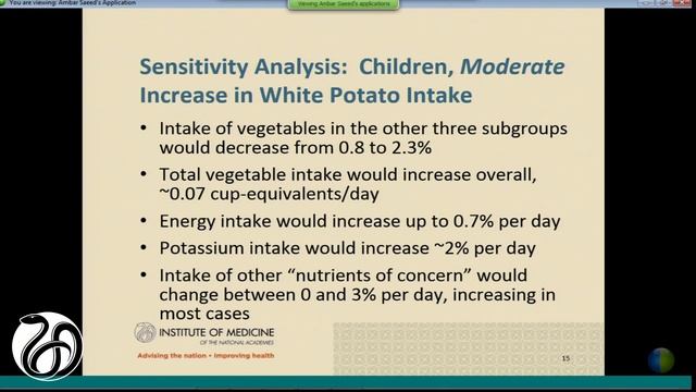 02/03/2015 - Review of WIC Food Packages: Evaluation of White Potatoes in the Cash Value Voucher