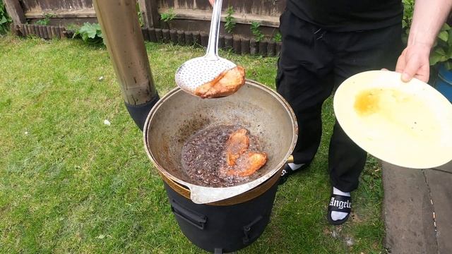Готовим в казане картошку с мясом.Выпуск 177