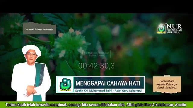 AGAR HATI TETAP BERCAHAYA | MENGGAPAI CAHAYA HATI |  CERAMAH ABAH GURU SEKUMPUL FULL