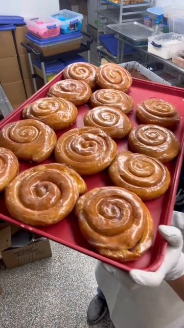Model donuts of cinnamon rolls #shorts #donuts #cinnamon #rolls #cinnamonrolls