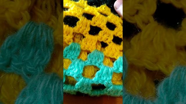 Плед из кавказской пряжи
