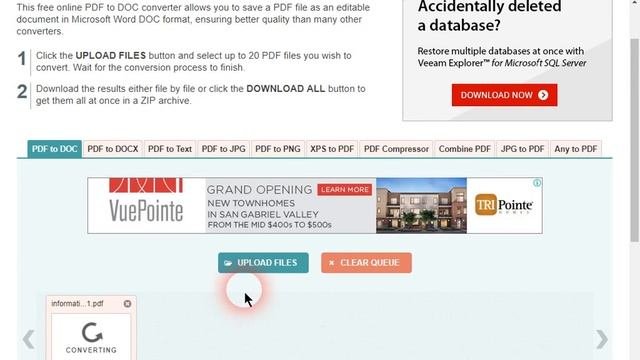 كيفية تحويل ملف Pdf الى Word بدون برامج