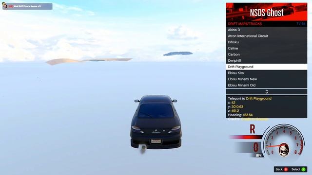 GTA V (Pc) FiveM Drift The tracks of Mad Drift