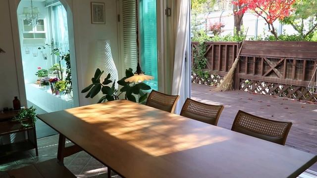 SUB) [룸투어vlog] 설레는 가을 거실꾸미기 / 일층아파트 단풍맛집 / 일관된 취향으로 꾸미는 따뜻한 우리집 (feat.에몬스가구)