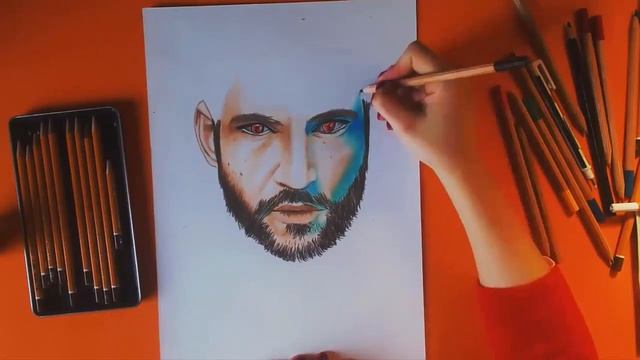 LUCIFER - TOM ELLIS - Speed Drawing