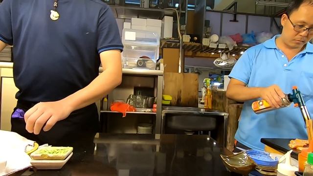 Tuna  Mango Sushi Dragon Roll &  Salmon Sushi- Taiwanese Street  Food
