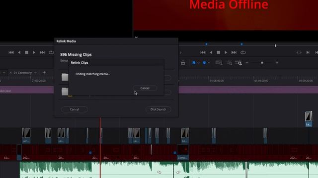 How To Reconnect Media in Davinci Resolve | 30 Second Tutorial