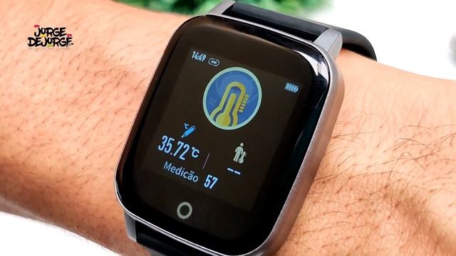 ★ Ficou fácil medir a temperatura: BW-HL1T Smartwatch BlitzWolf Termômetro 😀