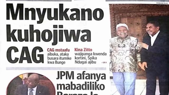 MAGAZETI YA LEO JUMATANO TAR 9,1,2019