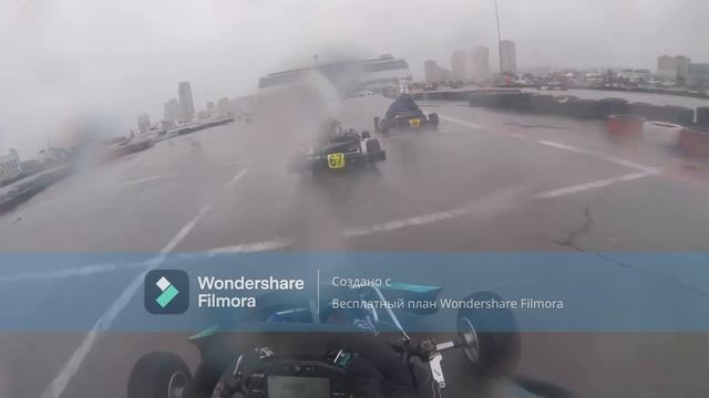 гонка в дождь