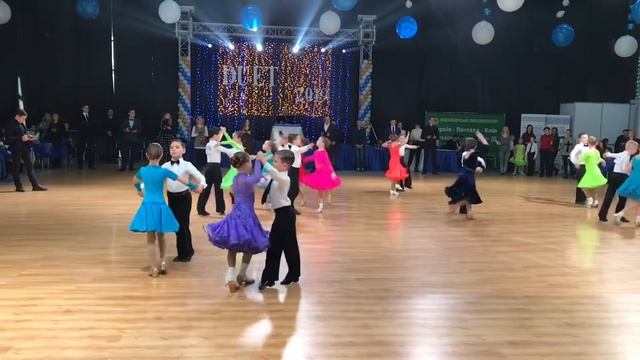 All-Ukrainian festival of sports ballroom dancing. Poltava city. Juvenal category 1 school.