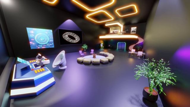 soothing spaceship atmosphere in blender