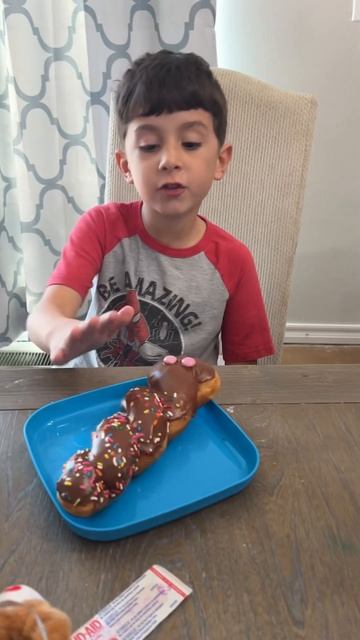 Sunday morning donuts! #cute #food #reaction
