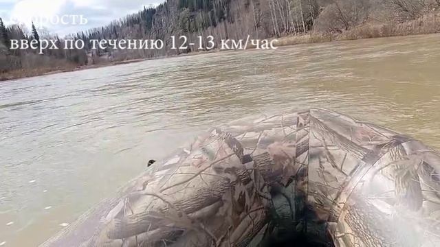 Лодка Тундра-380 под мотовеслом с гибким валом 10лс