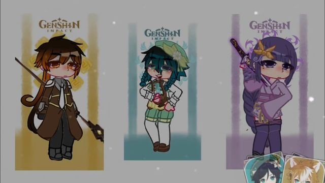 she like the archons in the game ||genshin impact gacha clud+edit?😢||