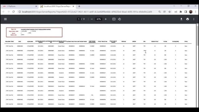 Teklif Karşılaştırma Raporu Yenilikleri