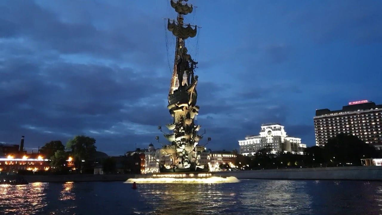 Прогулка по ночной Москве на яхте! NIGHT MOSCOW!