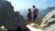 Пётр Ильяс-Кая прыжки с верёвкой в Крыму с командой Skyline