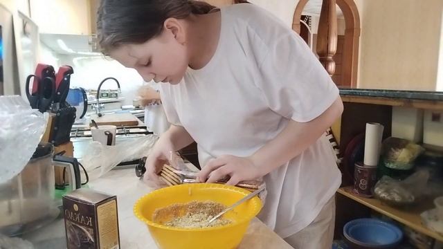 ГОТОВЛЮ ПИРОЖНОЕ "КАРТОШКА"-[kilesina]