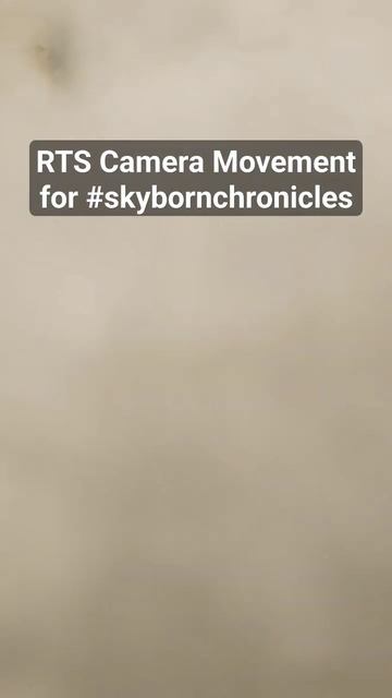RTS Camera Movement for #SkybornChronicles. #unrealengine #indiegamedev #steampunk