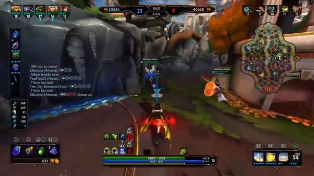Why back when fight? Ranked eset mid.