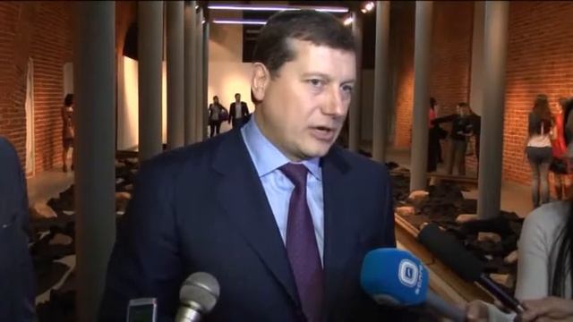 О.В. Сорокин на открытии выставки в Арсенале