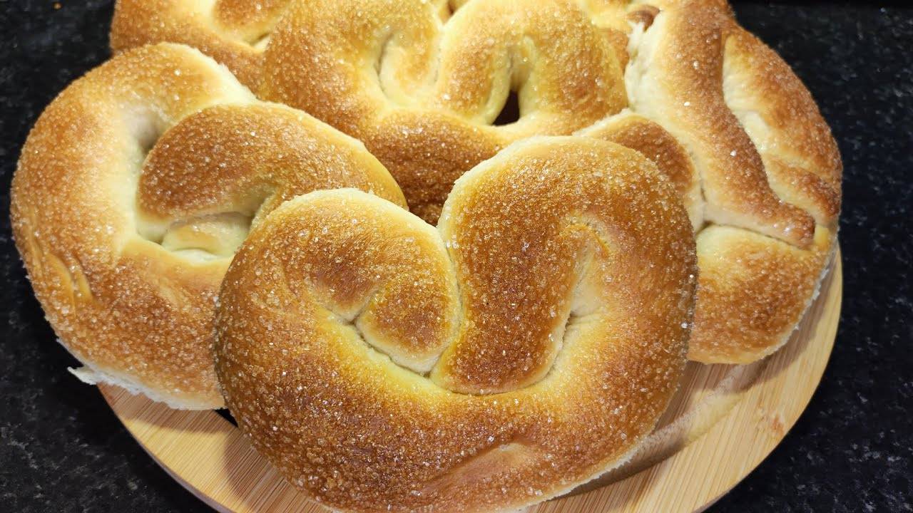 КРЕНДЕЛЬ САХАРНЫЙ /Вкусная  выпечка к чаю!