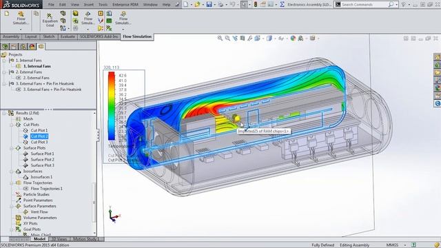 SOLIDWORKS Flow Simulation Electronics Cooling