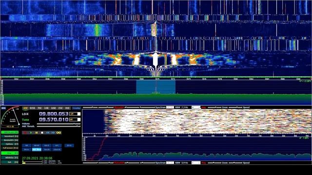 Малахит-DDC. Работа с HDSDR. Malachite-DDC. Working with HDSDR.
