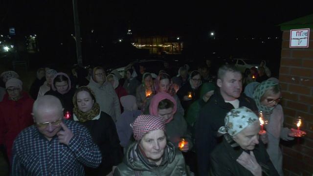 Пасхальная литургия в Преображенском соборе Соликамска