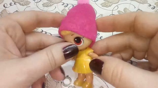 Одежда для ЛОЛ. Шапочка и шарфик для лол. DIY. Миниатюра. Кукольный дом.