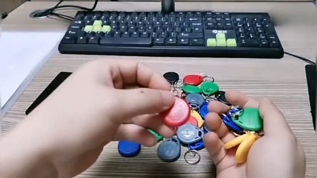 125khz RFID EM4100 TK4100 Key Fobs Token Tags Keyfobs Keychain ID Card Read Only Access Control RFI