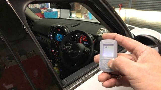 2018 BMW F60 MINI CooperD Crossover yupiteru remote start