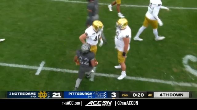 Notre Dame vs. Pitt Condensed Game | 2020 ACC Football
